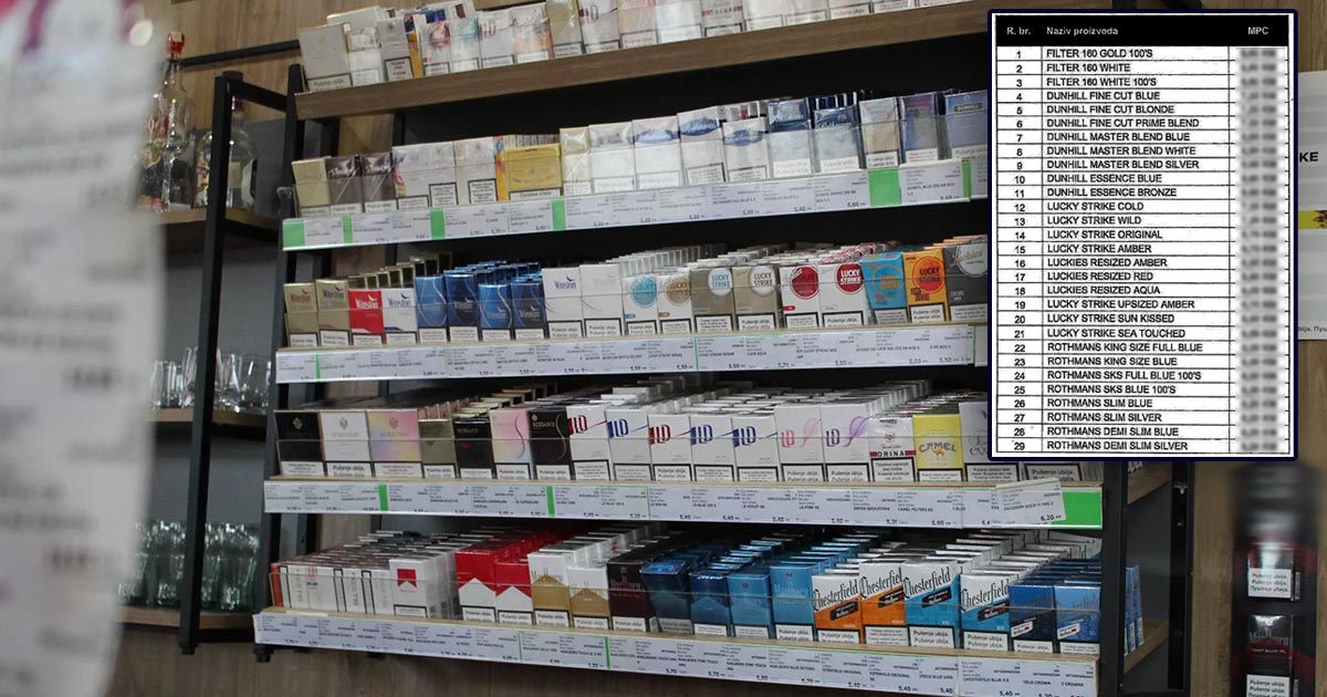 Poskupile cigarete