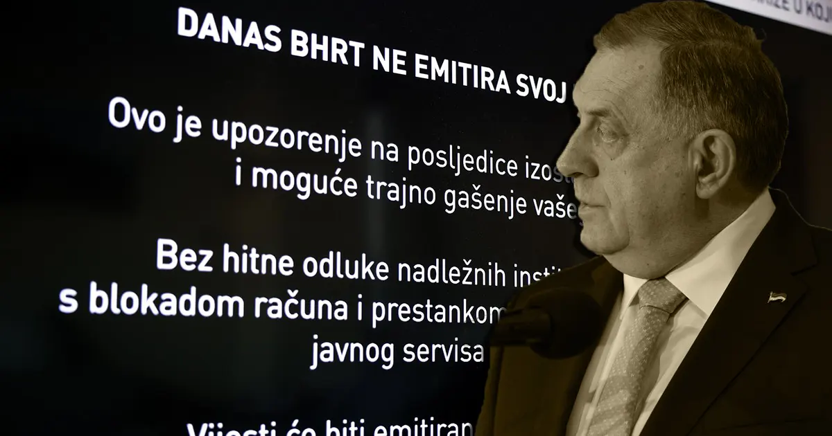 O gašenju BHRT-a oglasio se i Dodik