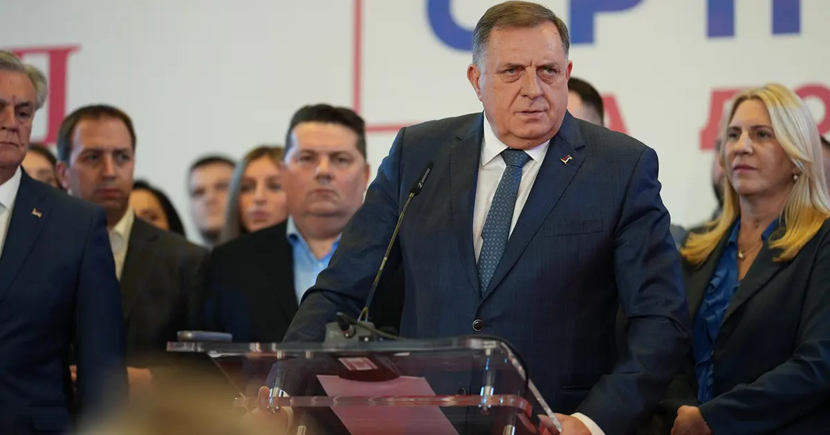 Obraćanje Milorada Dodika nakon pobjede Karana