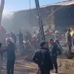 Iranski vojni helikopter se srušio na tržnicu