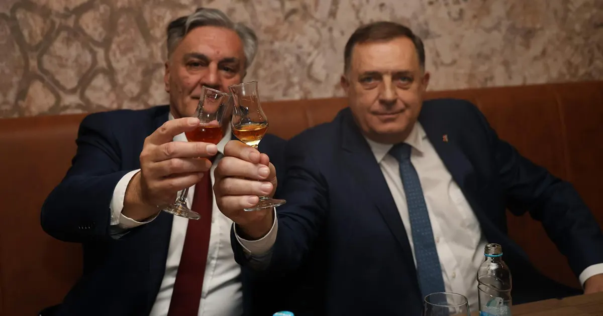 Milorad Dodik i Siniša Karan