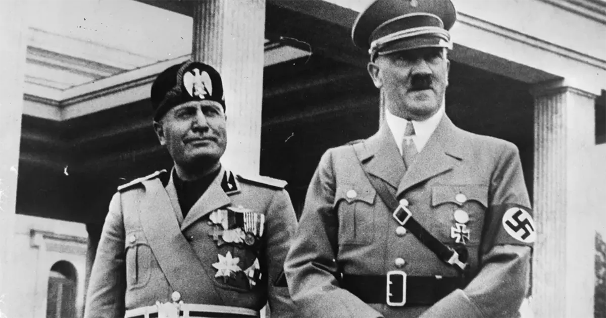 mussolini hitler