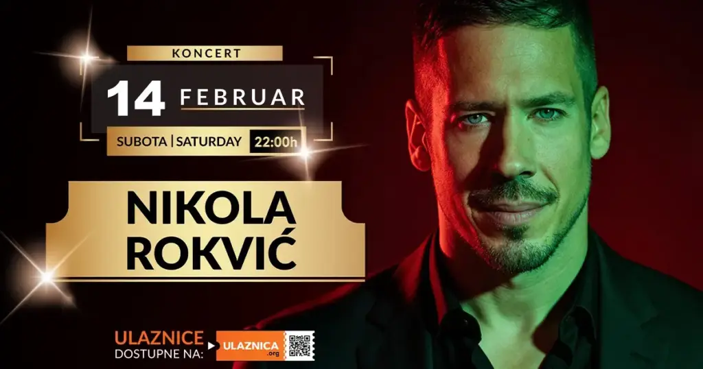 Nikola Rokvić po prvi put u Coloseum Clubu za Valentinovo