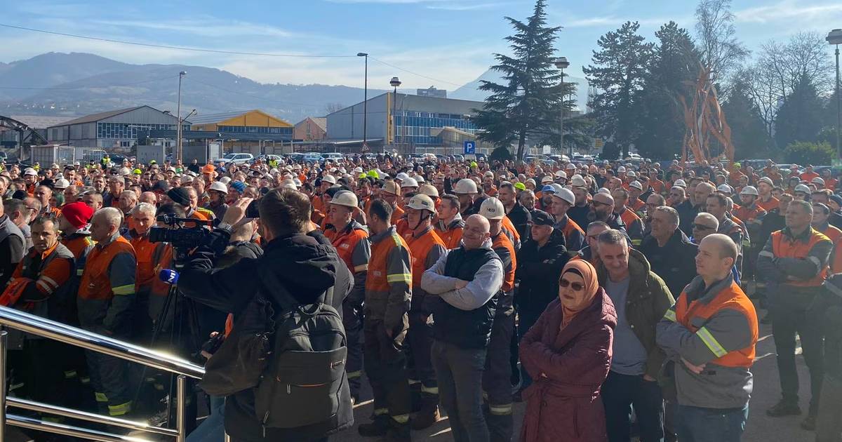 nova zeljezara zenica protest