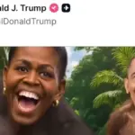 Trump podijelio video u kojem su Barack i Michelle Obama prikazani kao majmuni