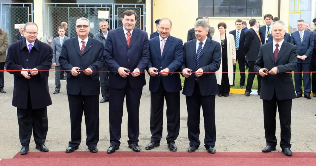 Otvaranje rafinerije u Modriči u aprilu 2009. godine