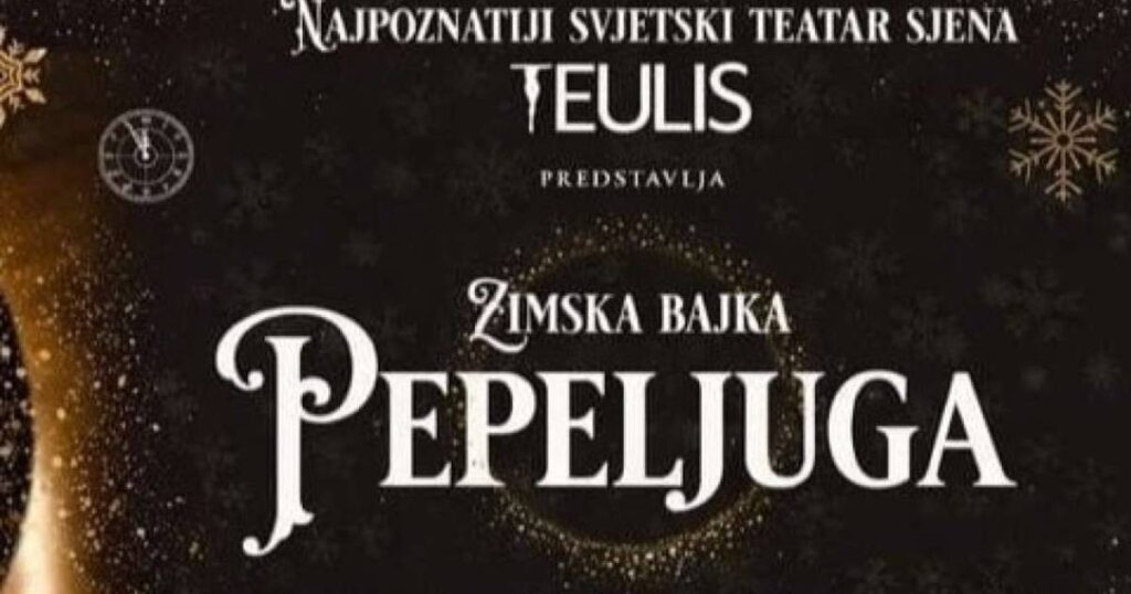 Predstava “Pepeljuga – Zimska bajka” ukrajinskog teatra “Teulis” na sceni BKC-a