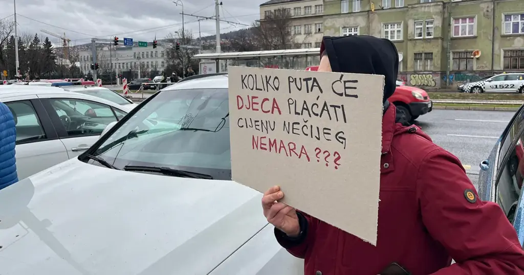 Protesti u Sarajevu nakon pogibije studenta