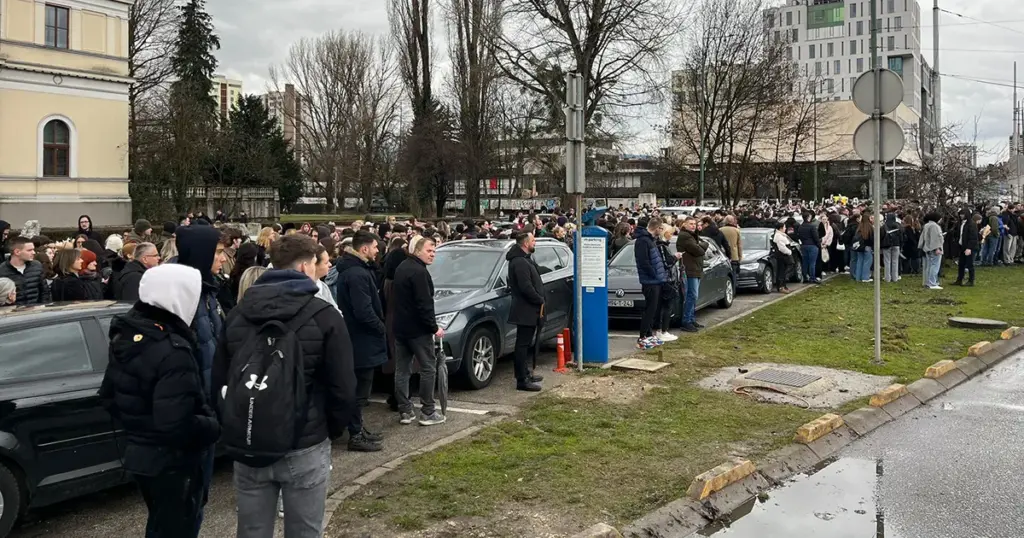 Protesti u Sarajevu nakon pogibije studenta