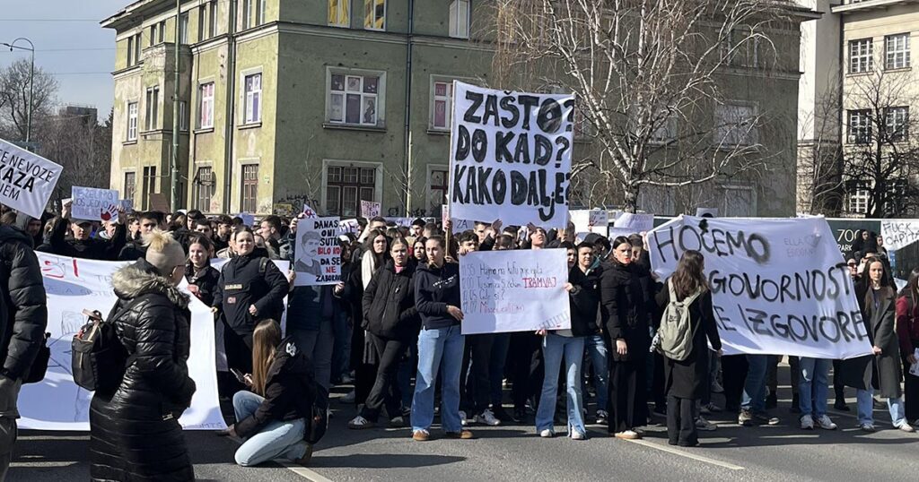 Novi protest u Sarajevu
