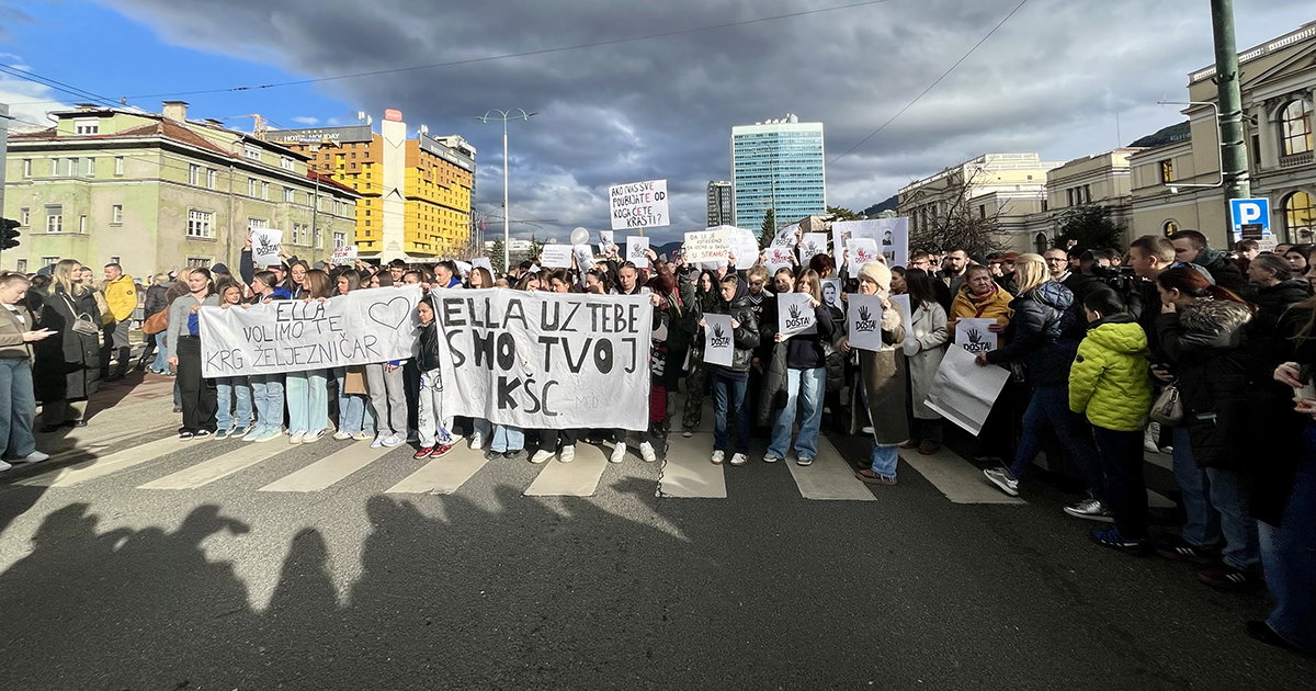 Protest građana u Sarajevu