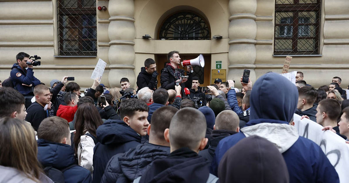 Protest ispred Tužilaštva