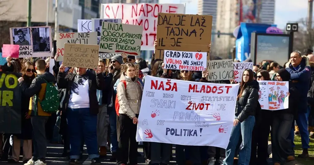 Protesti u Sarajevu zbog tramvajske nesreće