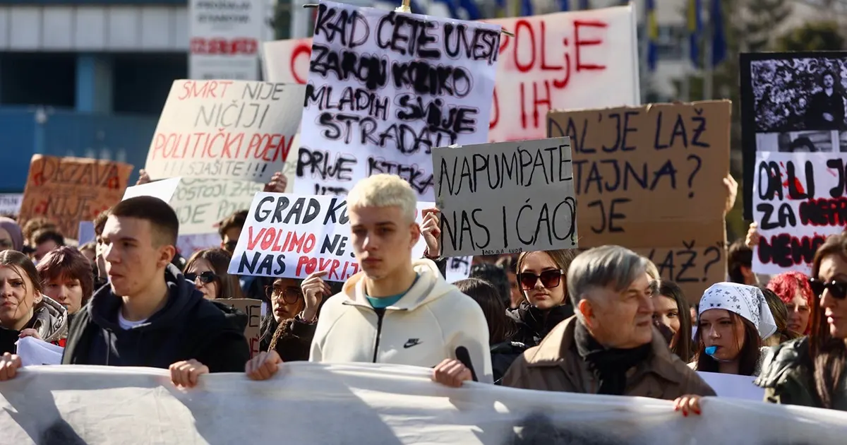 Protesti u Sarajevu zbog tramvajske nesreće