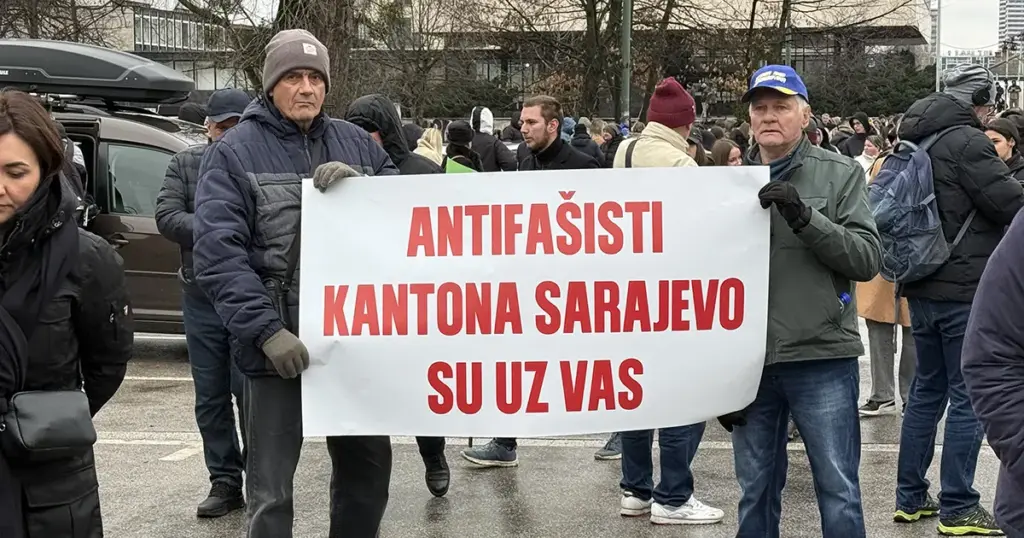 Sedmi protesti u Sarajevu
