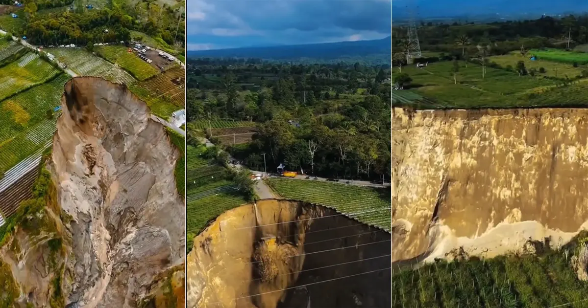 Ogromni krater u Indoneziji