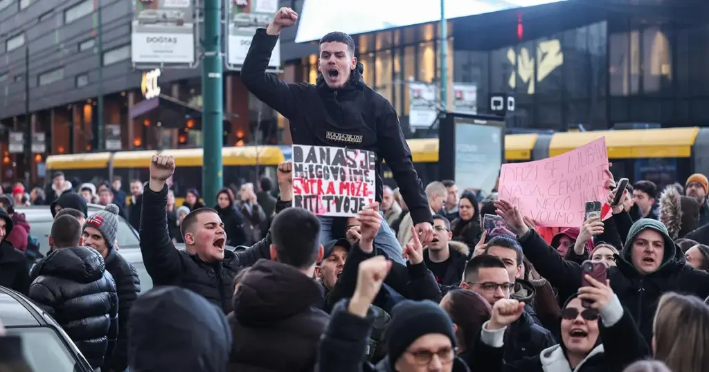 Protest u Sarajevu kod SCC-a