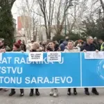 Protest radnika Stomatološkog fakulteta