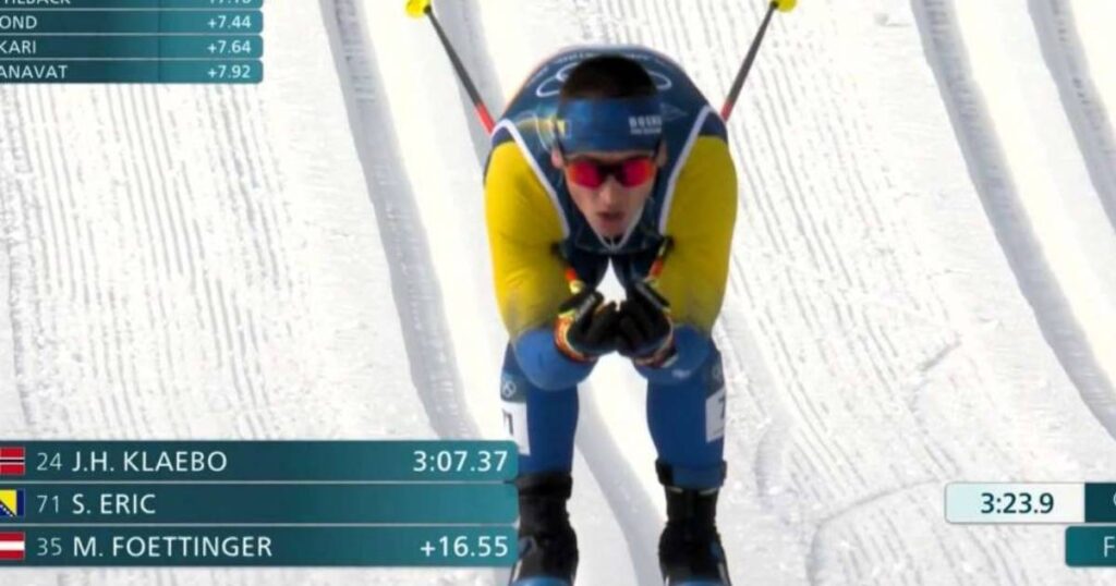 Bh. olimpijac Strahinja Erić 67. u sprintu