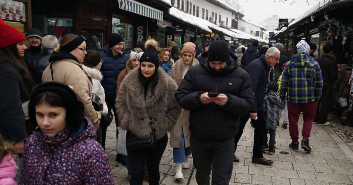 turizam turisti bascarsija zima