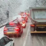 Zastoj u Stuparima, na putu Sarajevo - Tuzla