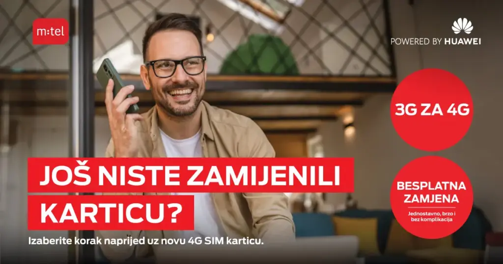 m:tel poručuje: Otključajte pun potencijal vašeg telefona uz 4G karticu