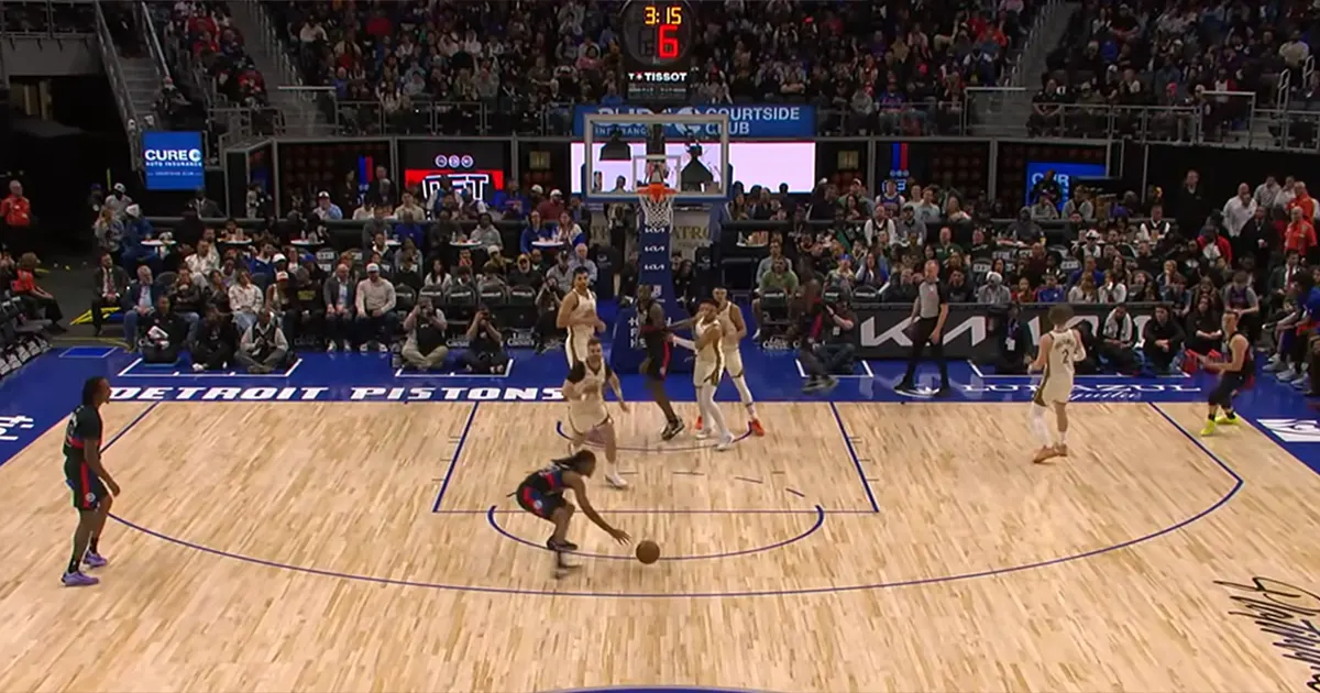Detalj sa utakmice Detroit - Golden State