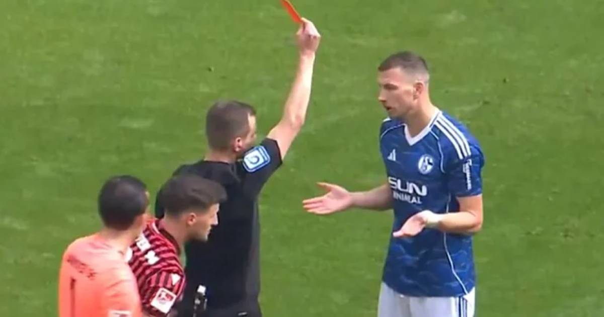 Edin Džeko dobio crveni karton