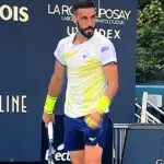 Džumhur zaustavljen u drugom kolu