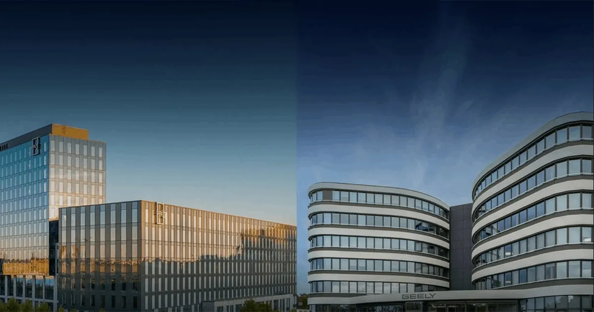 Geely Technology Europe - Göteborg (lijevo) i Frankfurt (desno)