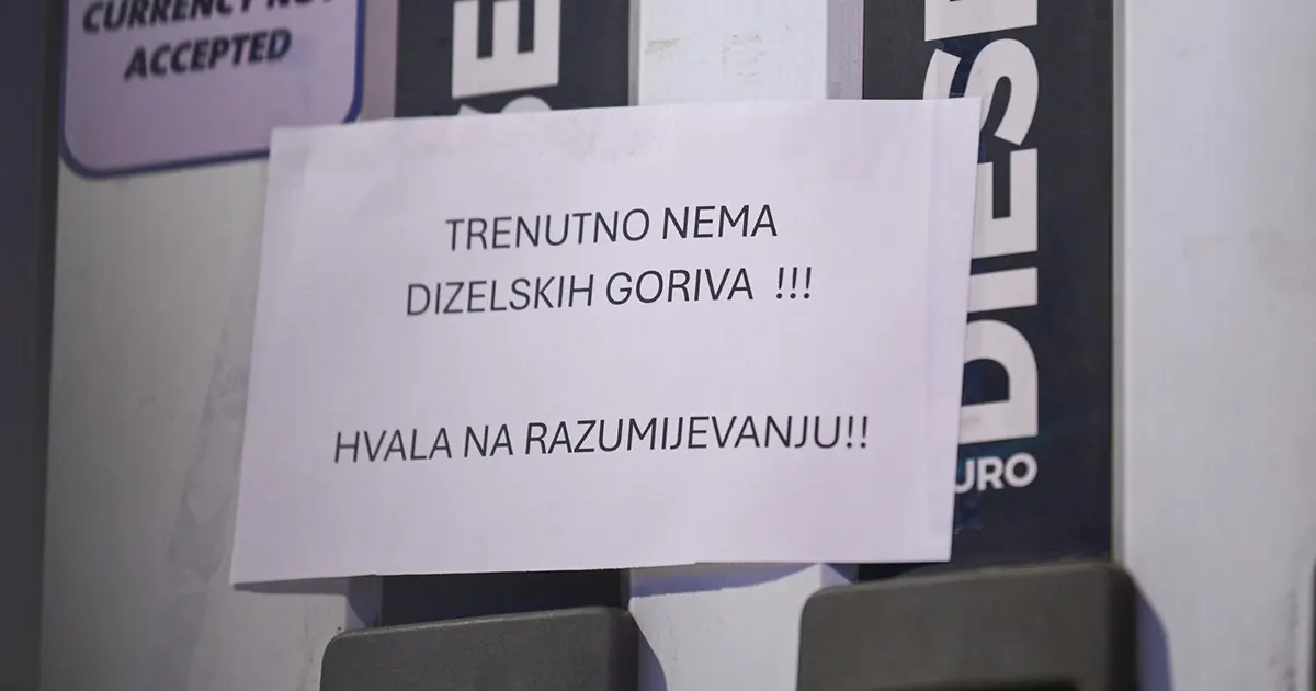 Na nekim pumpama više nema dizela