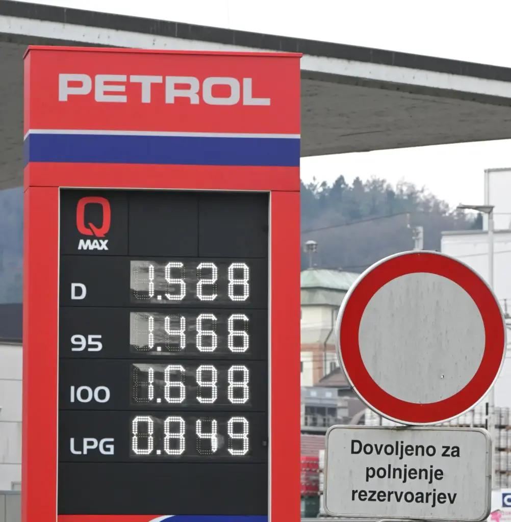 Cijene goriva u Sloveniji