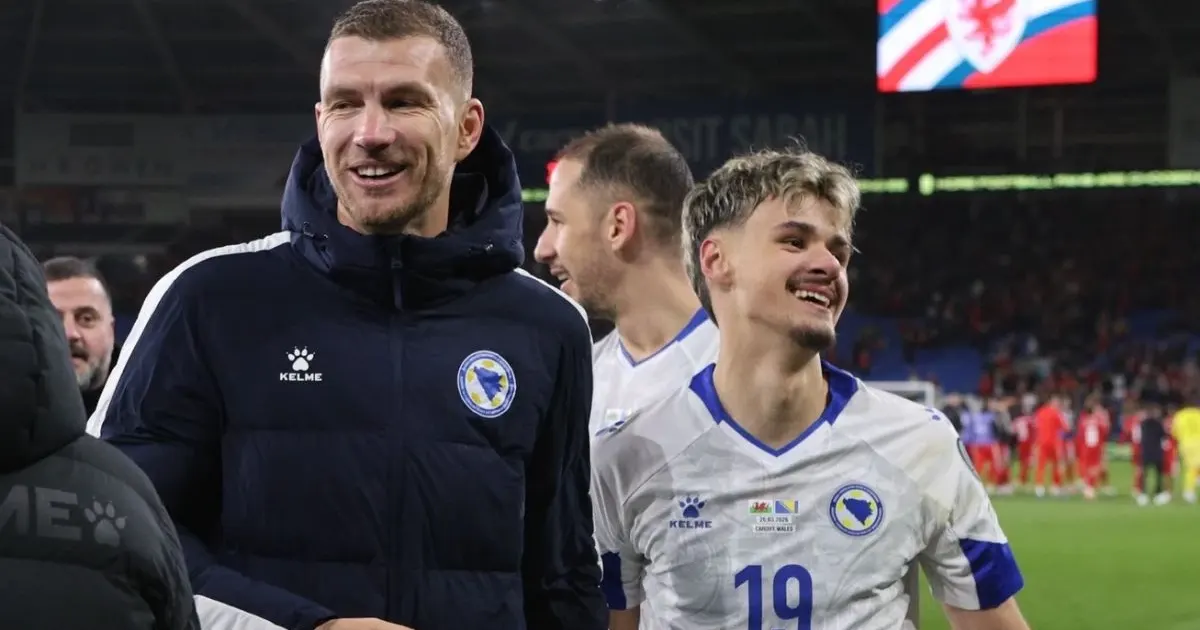 Kerim Alajbegović i Edin Džeko