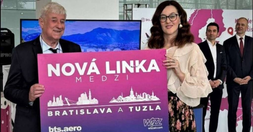 Nova aviolinija Tuzla - Bratislava