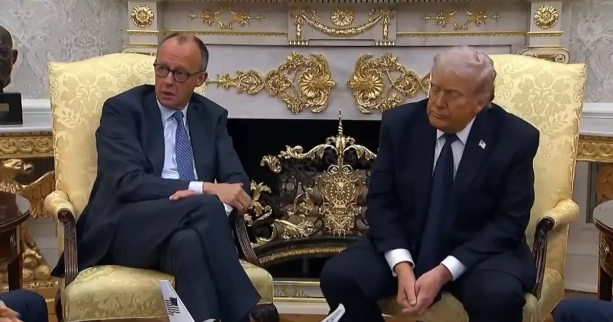 Friedrich Merz i Donald Trump