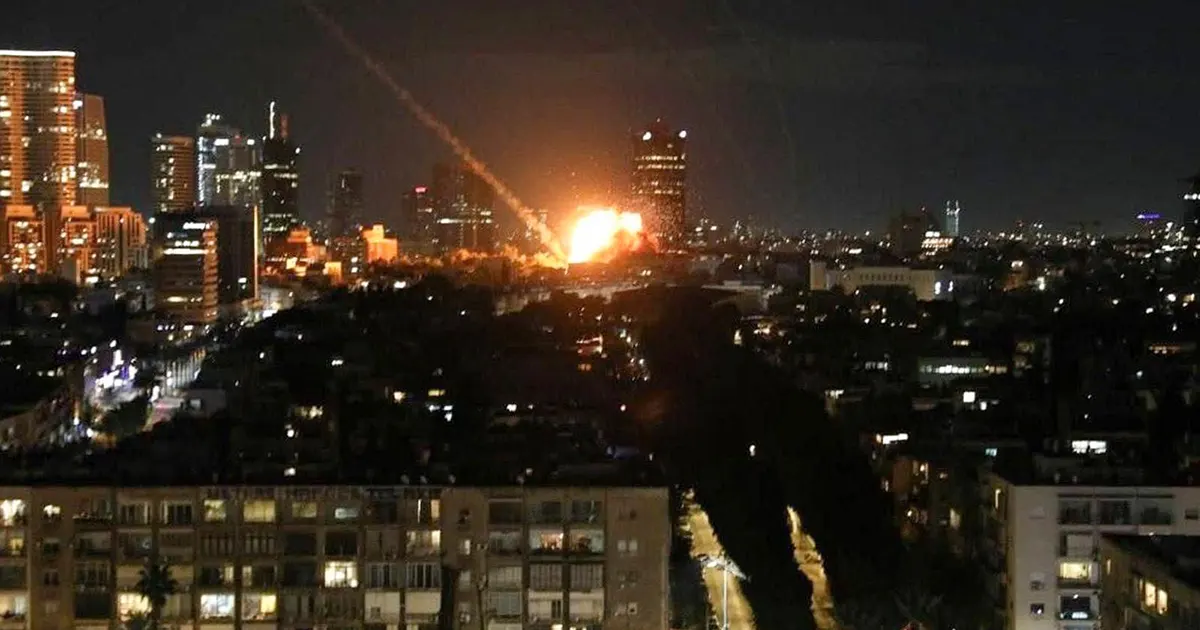 napad tel aviv izrael iran