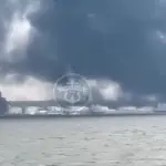 Požar u luci Ust-Luga