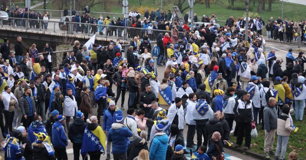 Euforija pred Italiju: Bilino polje se puni, atmosfera nezapamćena