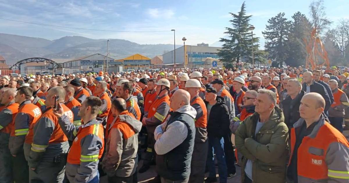 nova zeljezara zenica protest