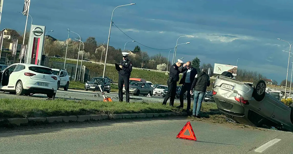 Nesreća na ulazu u grad