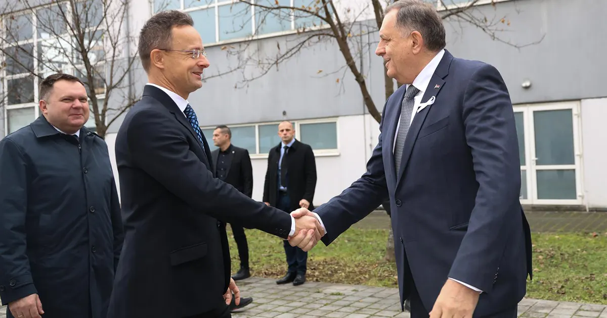Peter Szijjarto i Milorad Dodik