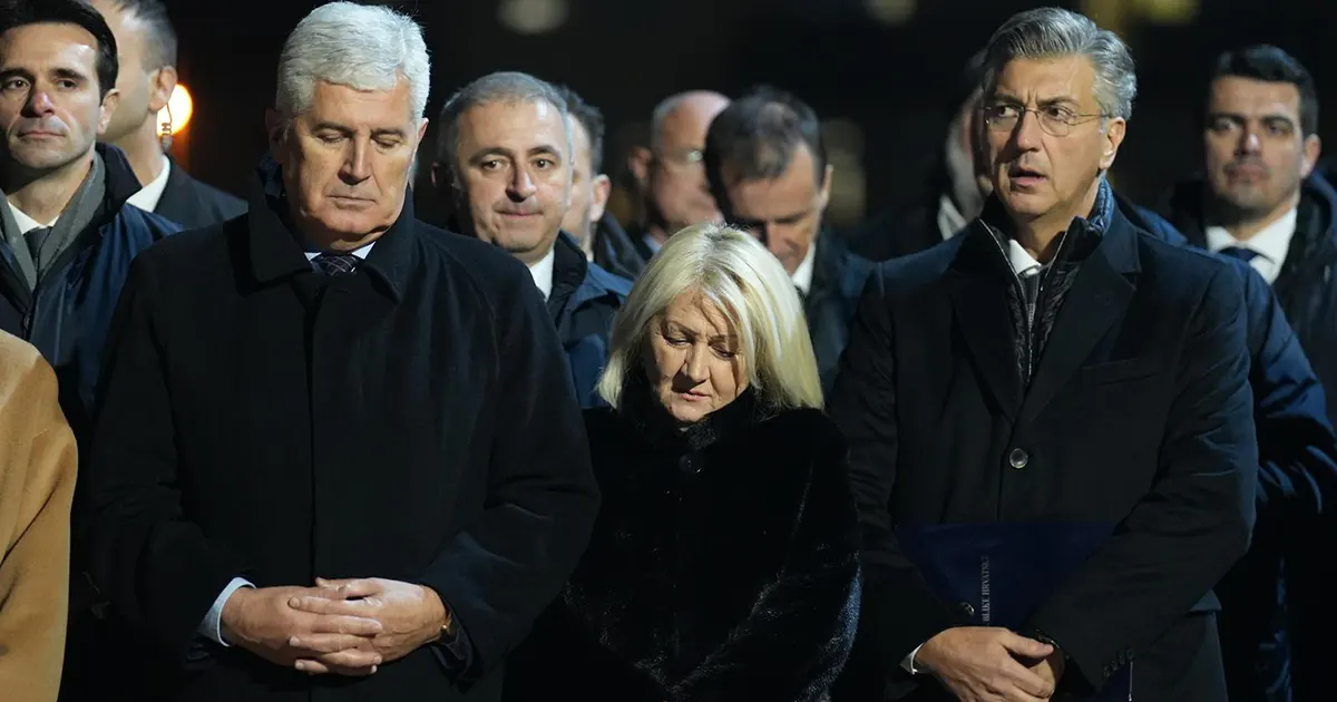 Dragan Čović, Borjana Krišto i Andrej Plenković