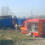 U sudaru voza i kamiona povrijeđena jedna osoba U sudaru voza i kamiona povrijeđena jedna osoba