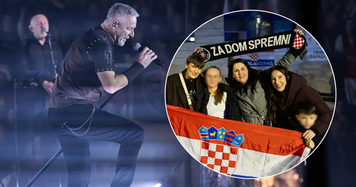 Koncert Thompsona u Širokom i dekor koji ga je pratio