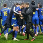 Slavlje Zmajeva nakon pobjede nad Rumunijom
