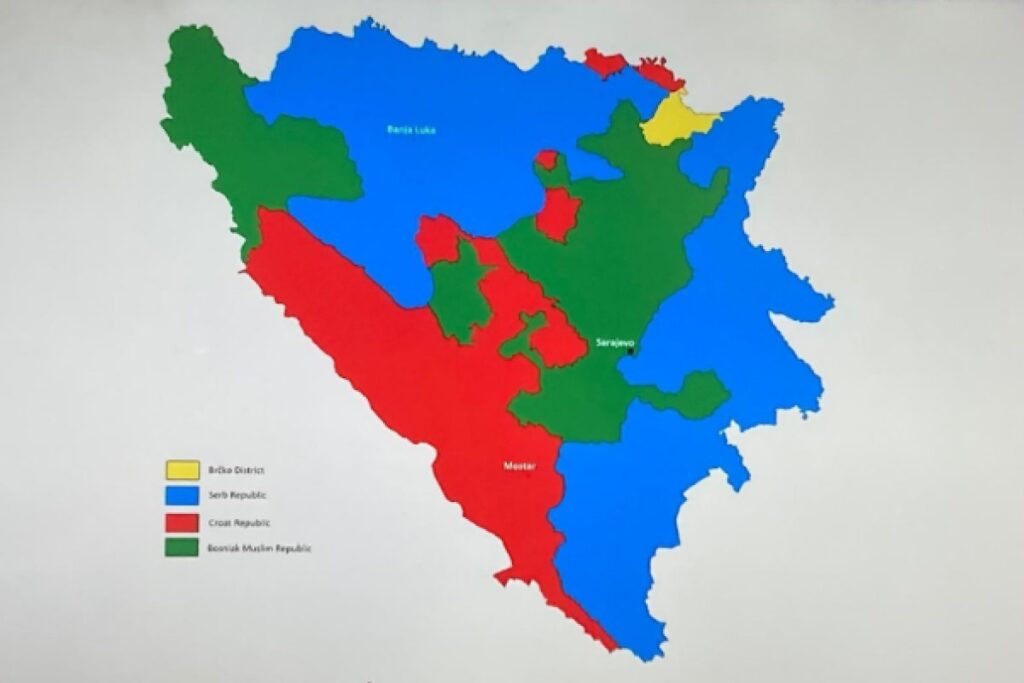 Karta sa "Croat republic"