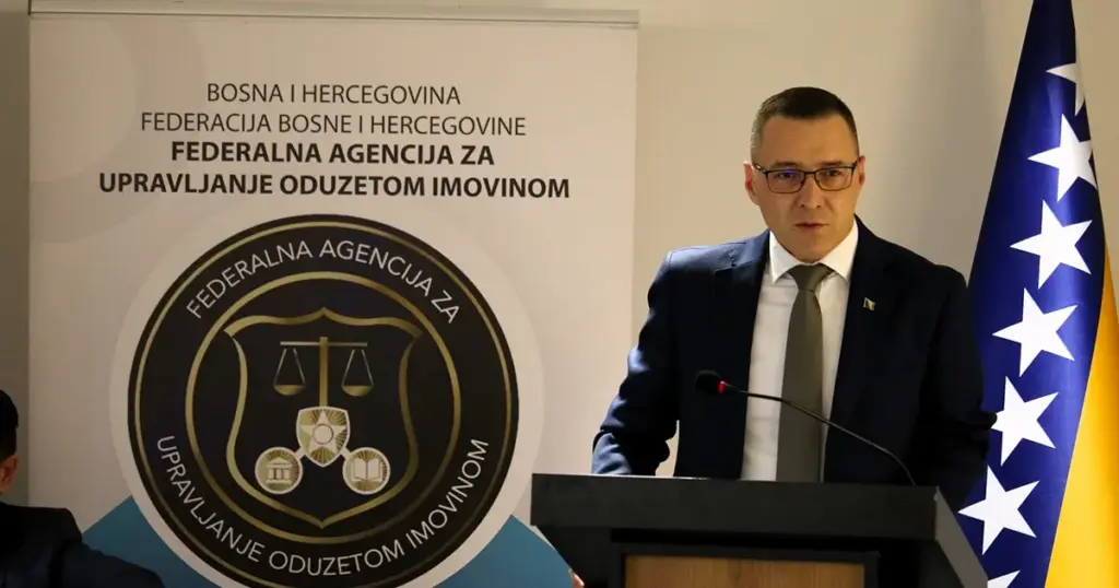 Emir Bašić, direktor Federalne agencije za upravljanje oduzetom imovinom. Foto: Federalna agencija za upravljanje oduzetom imovinom