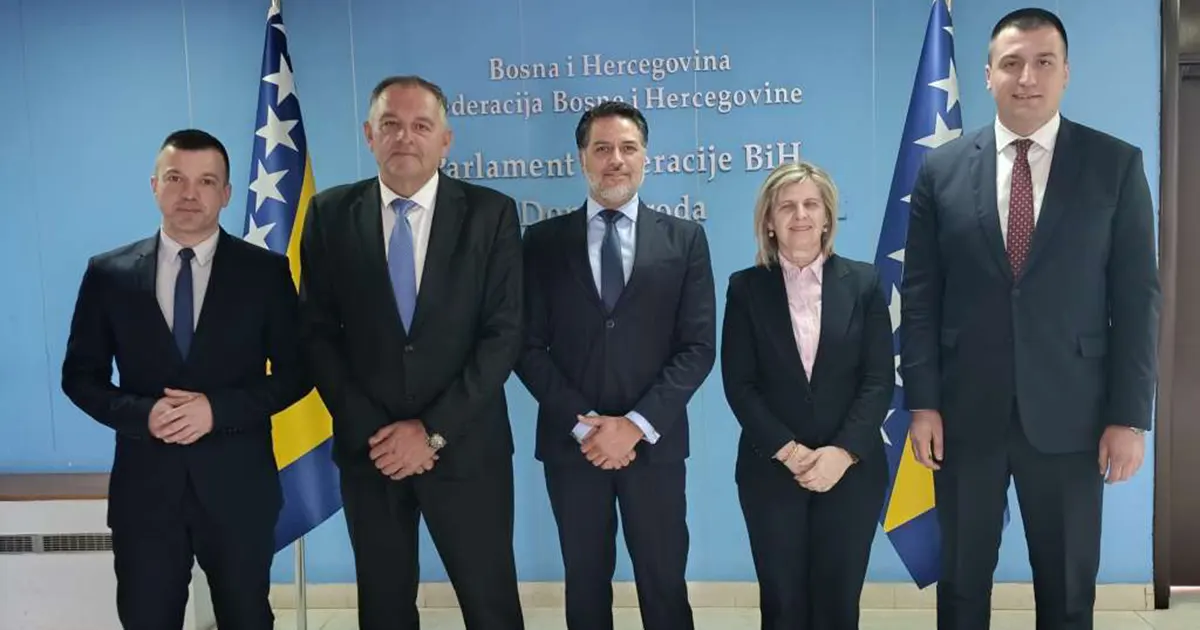 Joshua Volz u posjeti Domu naroda Parlamenta FBiH