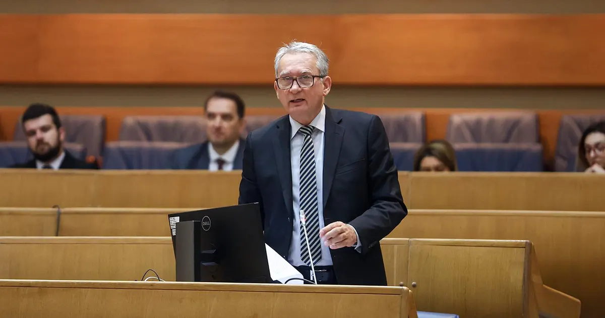 Mladen Bosić na sjednici Parlamenta BiH