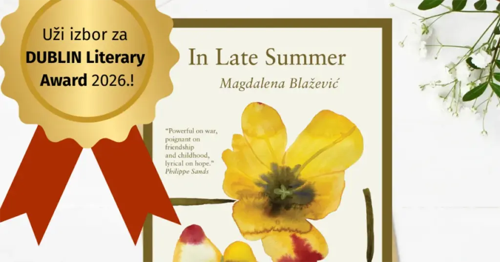 Roman “U kasno ljeto” Magdalene Blažević ušao u uži izbor za Dublin Literary Award